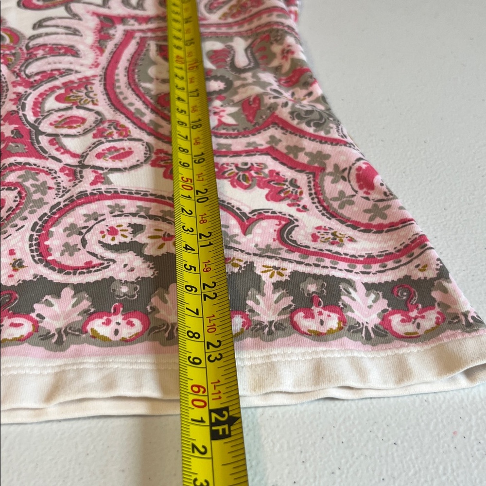 J. McLaughlin Catalina Cloth Signature Tee in Pink Print - Picture 9 of 11